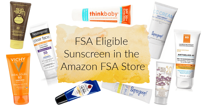 FSA Eligible Sunscreen in the  FSA Store