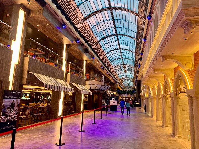 MSC Euribia Northern Europe Cruise Review promenade
