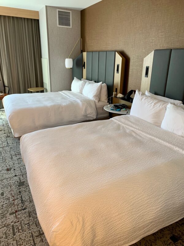 Tempo by Hilton NuLu Louisville KY hotel room