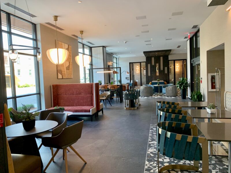 Tempo by Hilton NuLu Louisville KY lobby