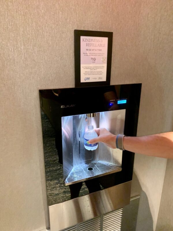 Tempo by Hilton NuLu Louisville KY water station